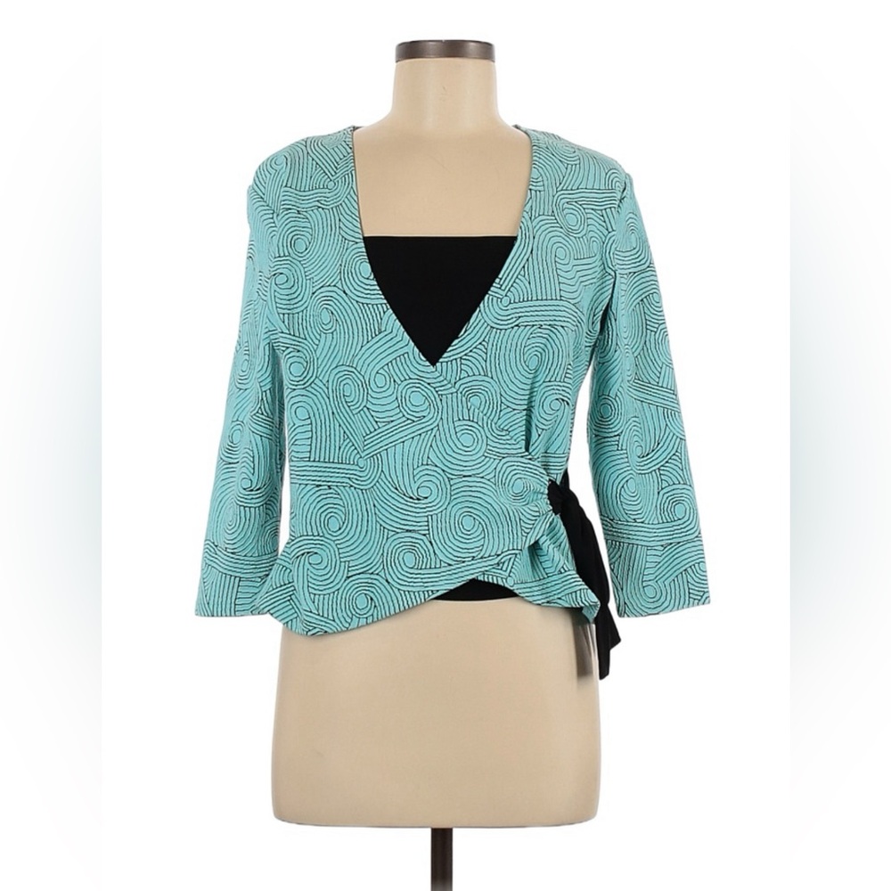 Andria Lieu Collection | Size Medium Mint/Black Top NWOT